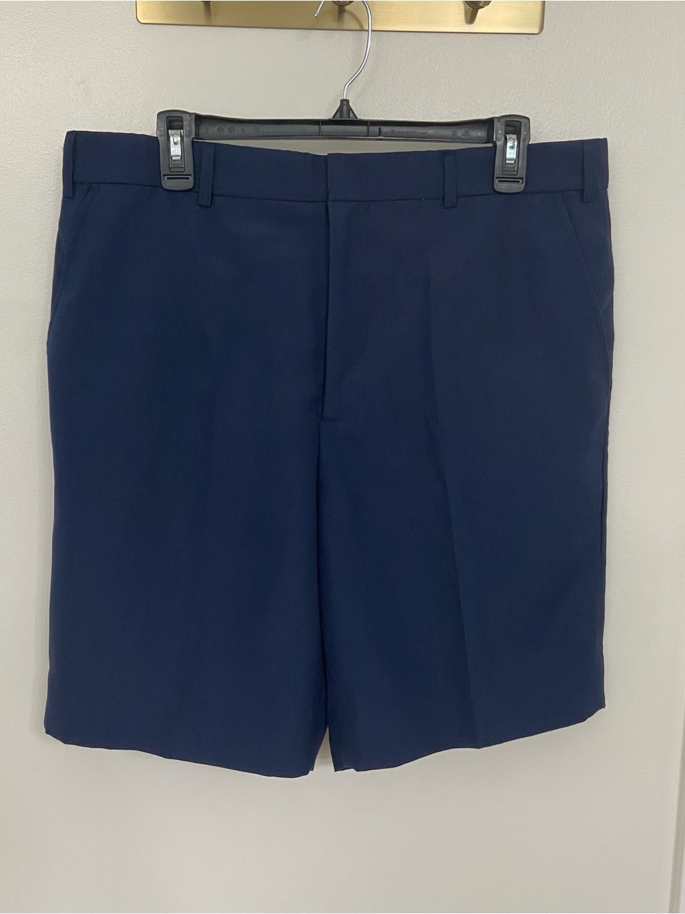 Vintage 80s English Sports Shop Bermuda Navy Tailored Shorts Men’s 36 Preppy